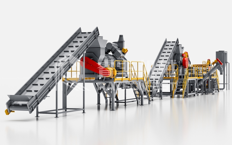 PET片材級(jí)瓶片回收清洗線